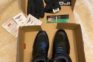Completo moto antipioggia guanti scarpe giacca