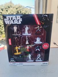 Set 12  mini personaggi Star Wars in metallo