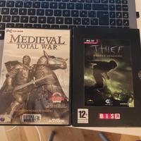 giochi PC: medieval Total war, thief deadly shadow