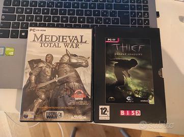 giochi PC: medieval Total war, thief deadly shadow