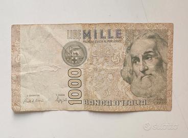 Banconota da lire 1.000 Marco Polo