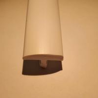T-Molding Arcade Bianco interamente gomma - 19mm