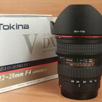 Tokina SD 12-28 F. 4 DX V  ATX-PRO per Canon