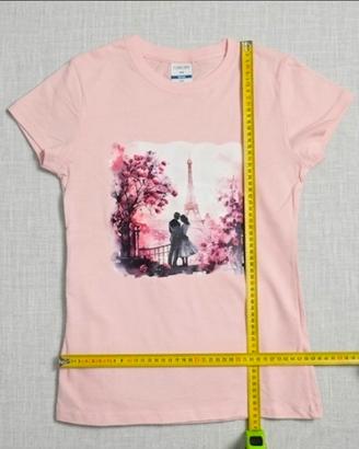 t shirt donnaT Makito Tg. S Rosa Pastello