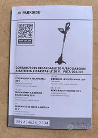 Tagliabordi a batteria ricaricabile