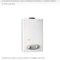 ZEFIRO ECO
SCALDACQUA MURALE A GAS