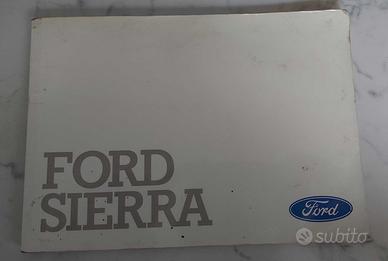 Ford Sierra libretto uso e manutenzione