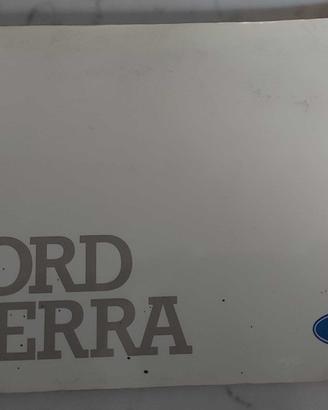 Ford Sierra libretto uso e manutenzione