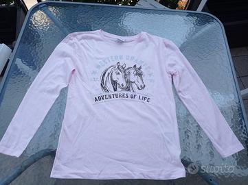 Maglietta bimba a manica lunga