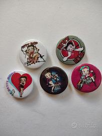 Lotto 5 spille Betty Boop