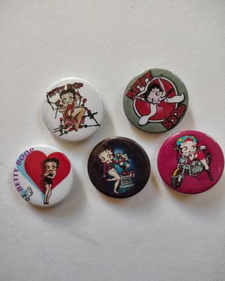 Lotto 5 spille Betty Boop