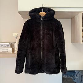 Cappotto peloso nero OVS