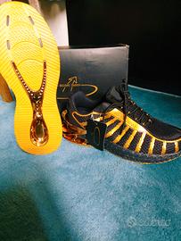 Sneakers REDVIEW Black & Gold – NUOVE con Scatola 