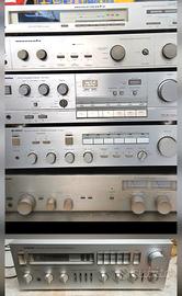 lotto 13 amplificatori stereo vintage