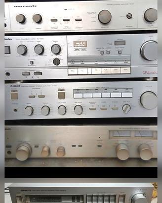 lotto 13 amplificatori stereo vintage