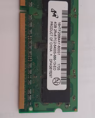 RAM Micron 4GB DDR2 800MHz PC2-6400S