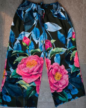 Pantaloni donna Fly Out fantasia floreale