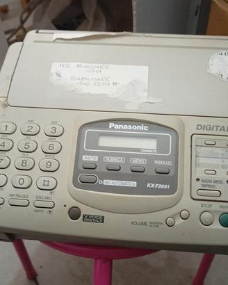 FAX PANASONIC TELEFONO SEGRETERIA TELEFONICA 