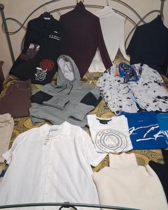 Unico Blocco 20  vestiti Ragazzo taglia  M S 