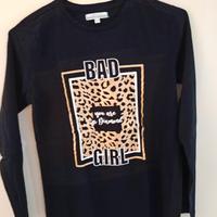 Maglia manica lunga  nera 13-14 Piazza Italia