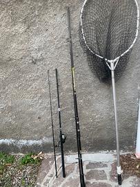 Canne pesca spinning e carpfisher
