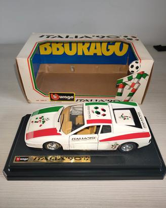 Ferrari Testarossa 1 24 Burago Italia 90 Raro