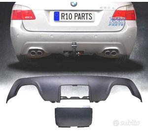 DIFFUSORE BMW E60 E61 LOOK M + TAPPO OO---OO