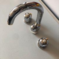 Rubinetteria lavabo Coralli cromo/oro
