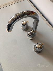 Rubinetteria lavabo Coralli cromo/oro