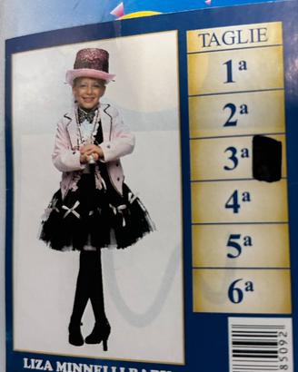 vestito di carnevale liza minelli 3/4 anni