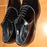 Scarpe da sposo cerimonia ape nera spazzolato