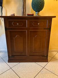 Letto finto como’ o cassettiera legno arte povera