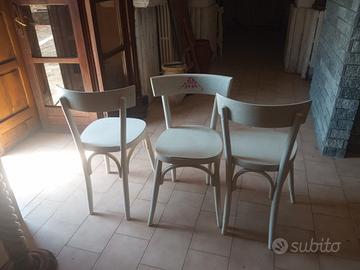 sedie in legno vintage 