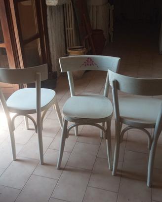 sedie in legno vintage 