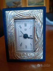 Orologio da tavolo in argento 925