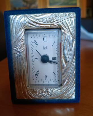 Orologio da tavolo in argento 925