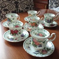 Set 6 tazze caffè Covent Garden Fruit Royal Albert