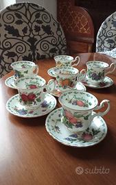 Set 6 tazze caffè Covent Garden Fruit Royal Albert