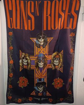 Iconico Poster/Bandiera dei Guns N' Roses 