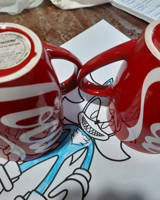 N. 2 tazze coca cola
