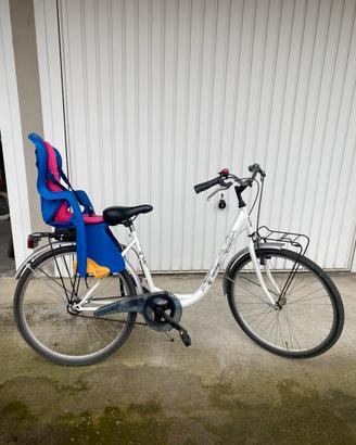 Bici bianca da donna