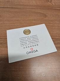 Libricino garanzia Omega 