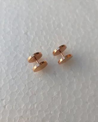 Orecchini piercing dorati NUOVI