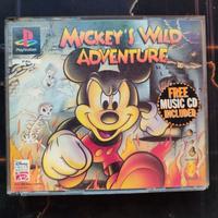 Mickey's Wild Adventure ps1 rarissimo con cd music