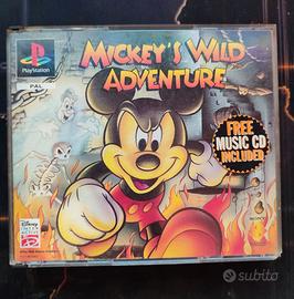 Mickey's Wild Adventure ps1 rarissimo con cd music