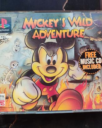 Mickey's Wild Adventure ps1 rarissimo con cd music