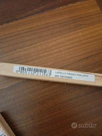 listelli faggio e metallo