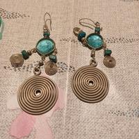 Orecchini etnici artigianali pendenti