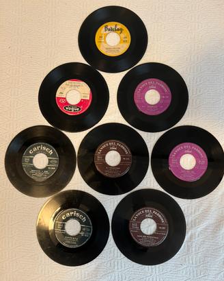 Lotto di 8 dischi 45 giri Vintage (vedi lista)