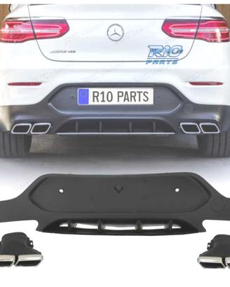 DIFUSORE MERCEDES GLC C253 COUPE 15-18 LOOK AMG GL